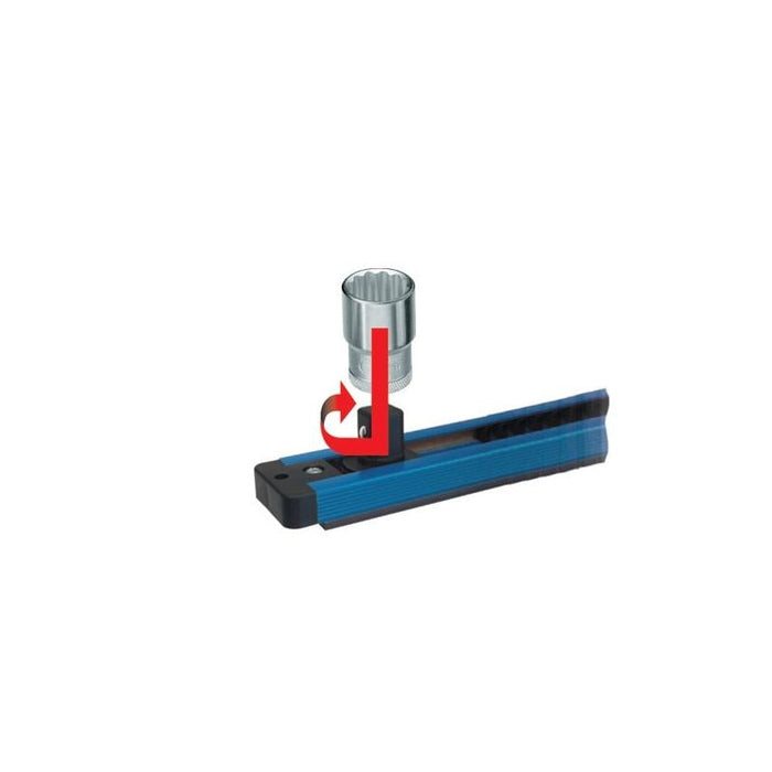 Gedore 1761099 Tool Holding Rail 3/8" Drive, Magnetic, 480 mm