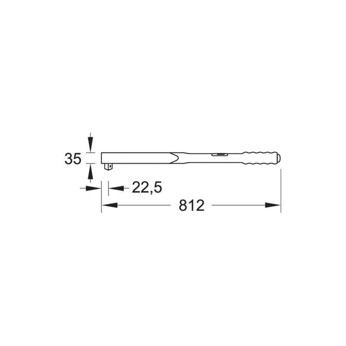 Gedore 1427156 Torque wrench DREMOMETER DS 3/4 Inch 110-550 Nm