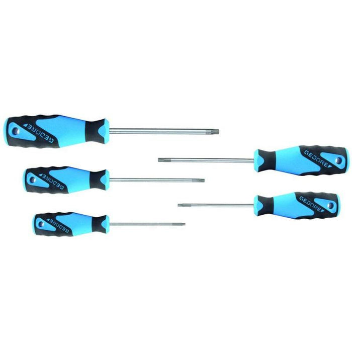 Gedore 1616617 3C-Screwdriver set 5 pcs TORX T10-T30