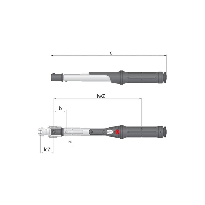 Gedore 1646168 Torque wrench TORCOFIX Z 16, 5-25 Nm