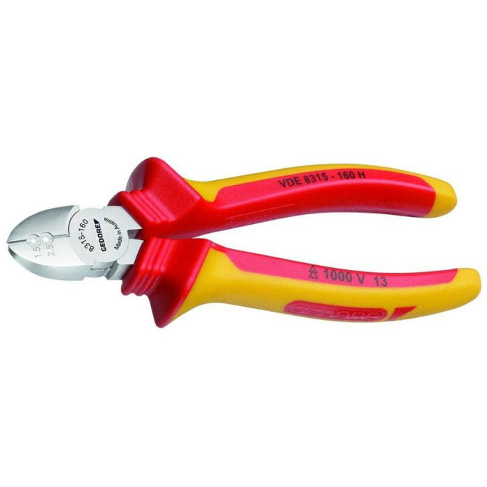 Gedore 1742582 VDE Electricians' side cutter with VDE insulating sleeves 160 mm