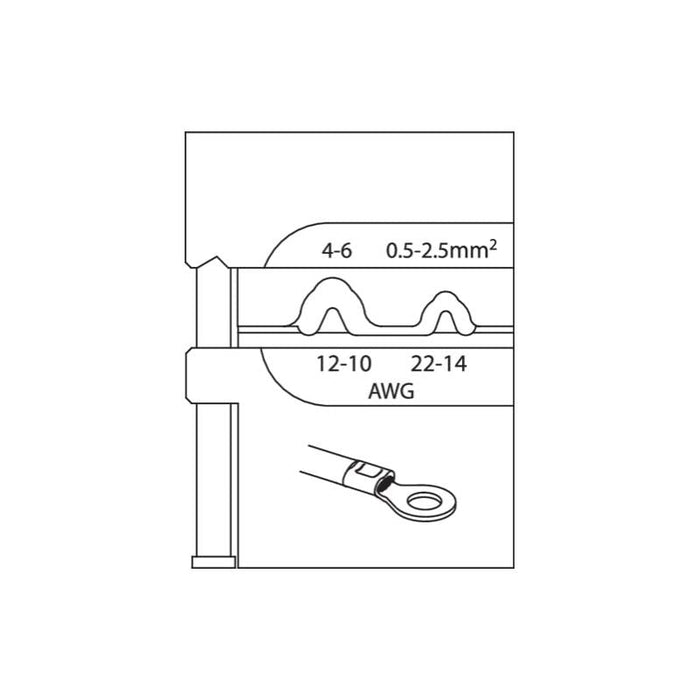 Gedore 1830910 Crimping pliers set AUTOMOTIVE 4 pcs