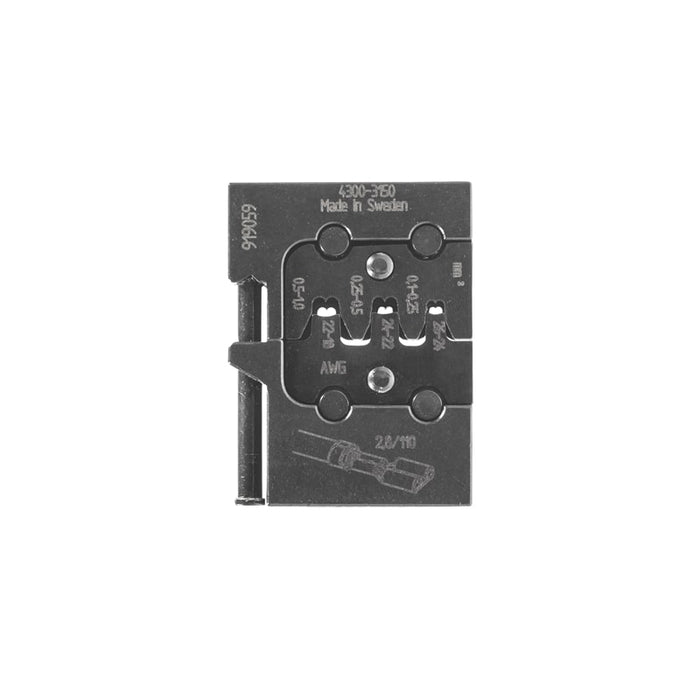 Gedore 1830635 Module insert for flat plugs 2.8