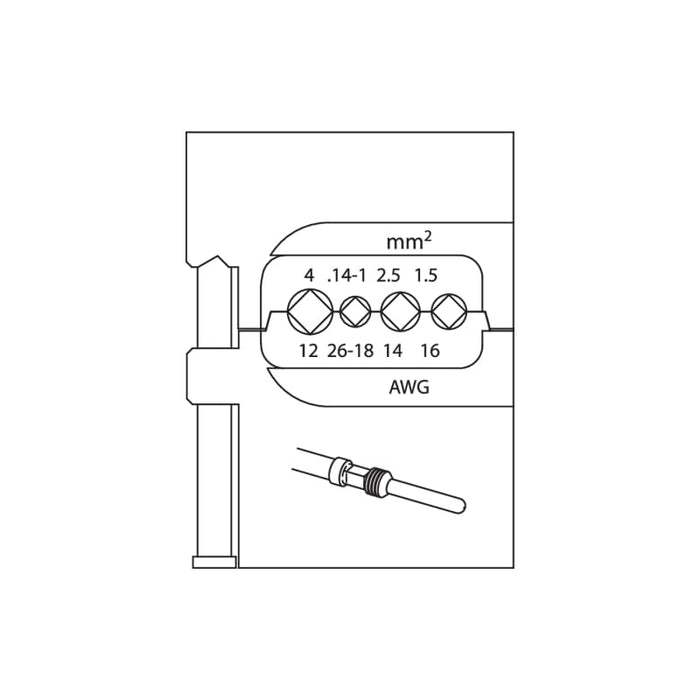 Gedore 1830929 Crimping pliers set INDUSTRIAL