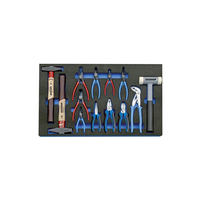 Gedore 2016303 Tool Set In 4/4 CT Tool Module, 13 Pcs