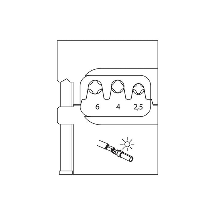 Gedore 2078082 Module insert for Solarlok
