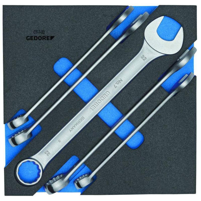 Gedore 2308886 Combination spanner set in 2/3 Check-Tool module