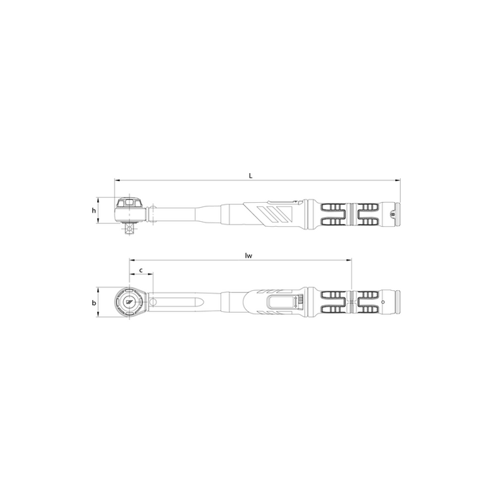 Gedore 2641283 Torque Wrench DREMASTER K 3/4", 150-750 Nm