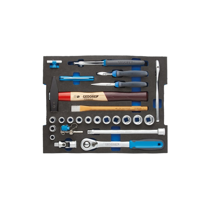 Gedore 2936828 Assortment Mechanic, in 2/2 L-BOXX 136 Module, 26 pcs