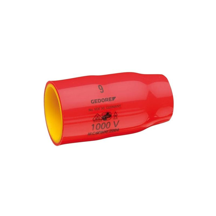 Gedore 2946386 VDE Socket 3/8 Inch 6 mm