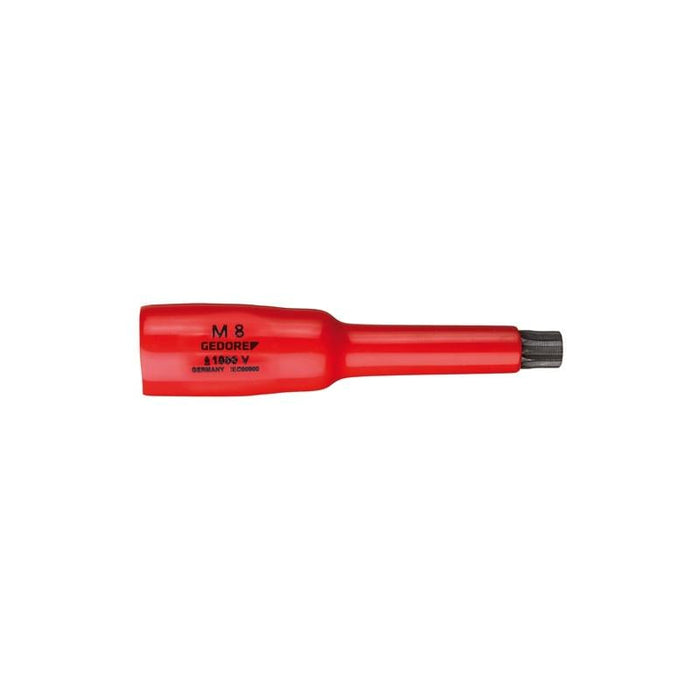 Gedore 2946572 VDE Screwdriver Bit Socket 3/8 Inch XZN M10