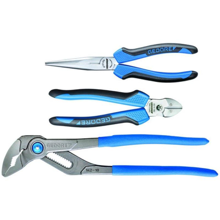 Gedore 2951789 Pliers set, 3 pieces in L-BOXX Mini