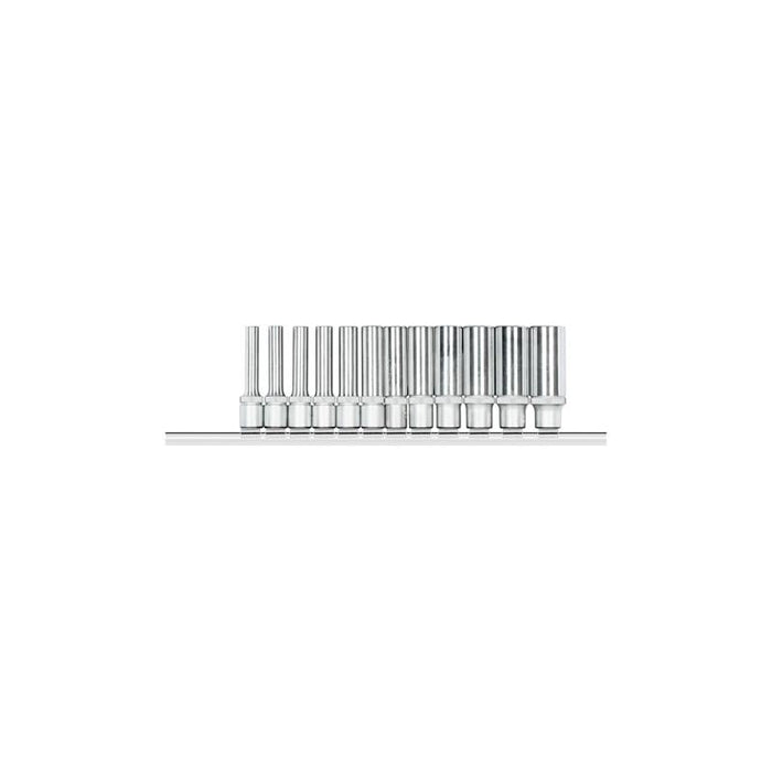 Armstrong 16-837 1/4-Inch Drive Socket Rail – Blue, 10-Position – Made In USA