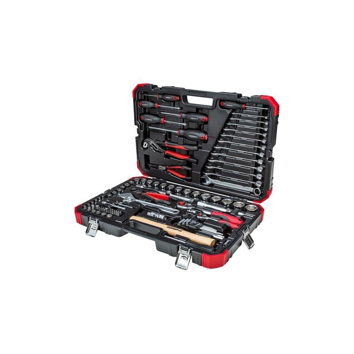 Gedore R46003100 Socket set 1/4+1/2 size10-32mm 100 Piece