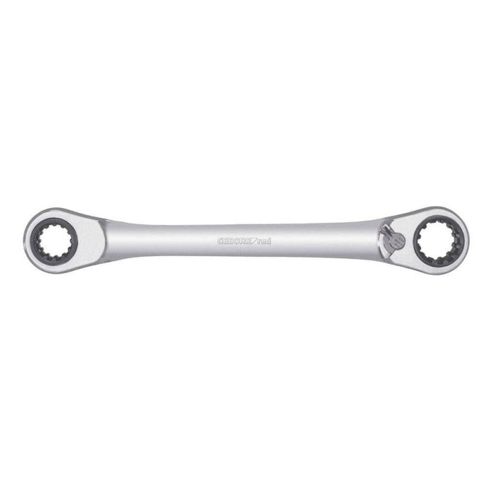 Gedore R07501019 Double Ring Ended Ratchet Spanner 10×13 & 17x19 mm