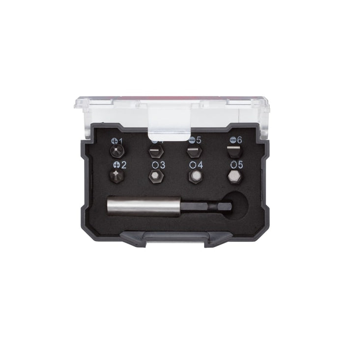Gedore R33005009 Bit Box 1/4 PH+SL+Hex.+Bit Holder 9 Pcs