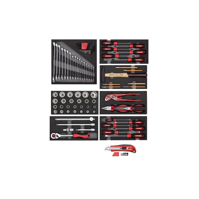 Gedore R21010000 Tool Set 8xCT Modules + Cutter 80 pcs