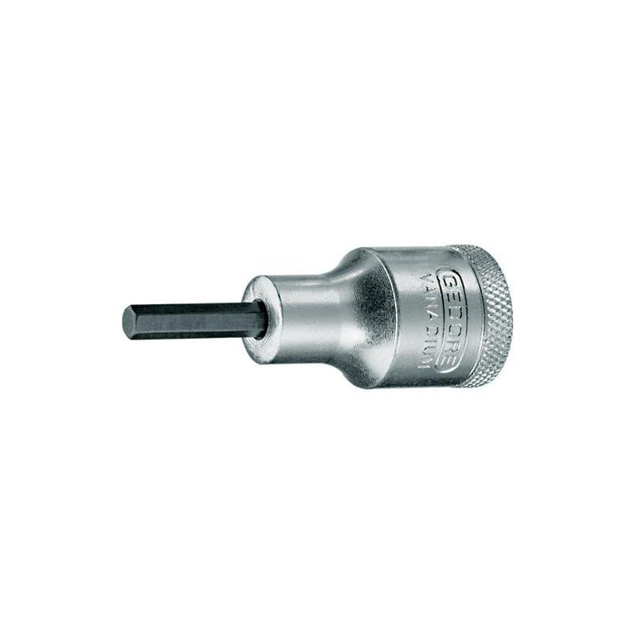Gedore 6153070 Screwdriver Bit Socket 1/2 Inch In - Hex 4 mm
