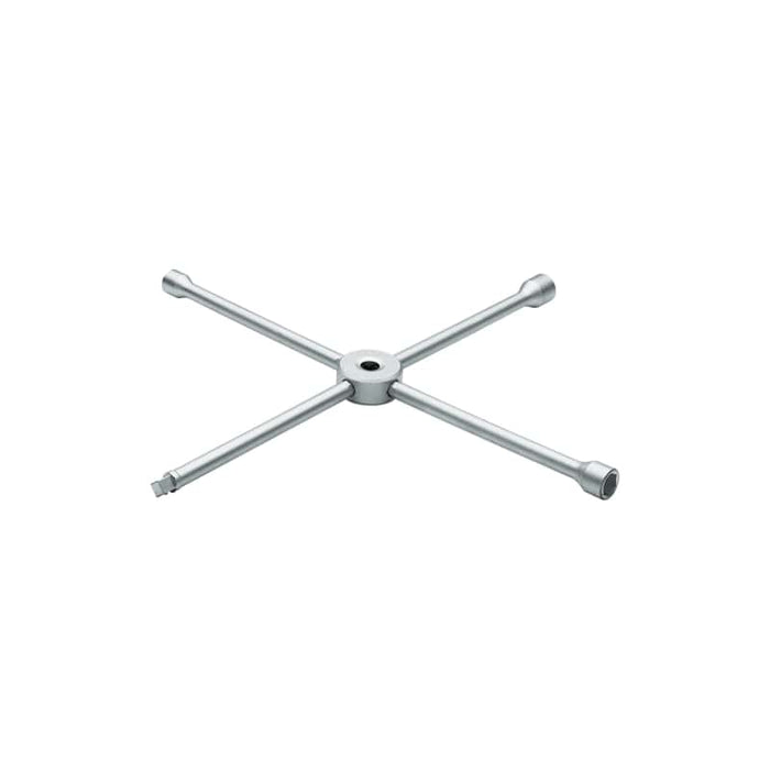 Gedore 6227880 Universal 4-way Wheel Wrench 17x19x21x1/2 Inch, 550x550 mm
