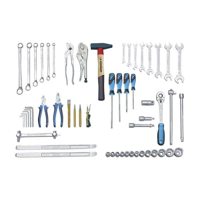 Gedore 6607280 Tool Assortment 69 Piece INCH