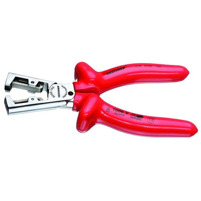 Gedore 6709600 VDE Stripping pliers STRIP-FIX with VDE dipped insulation 160 mm