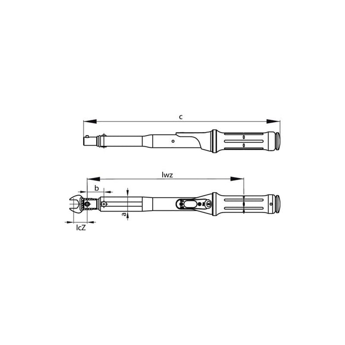 Gedore 1521381 Torque wrench TORCOFIX Z 22, 150-750 Nm