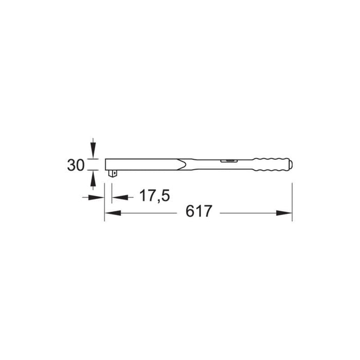Gedore 7685450 Torque Wrench DREMOMETER C 1/2" 60-300 Nm