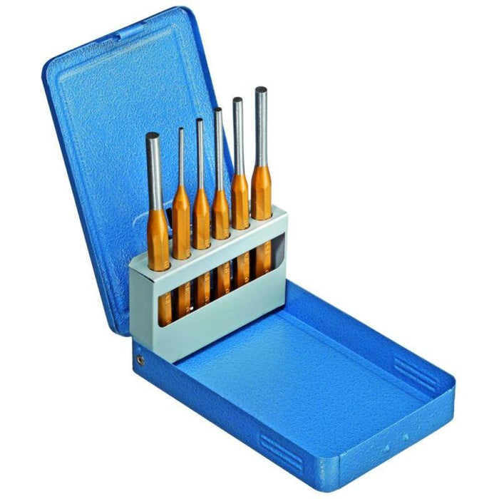 Gedore 8758050 Pin punch set 6 pcs in metal case