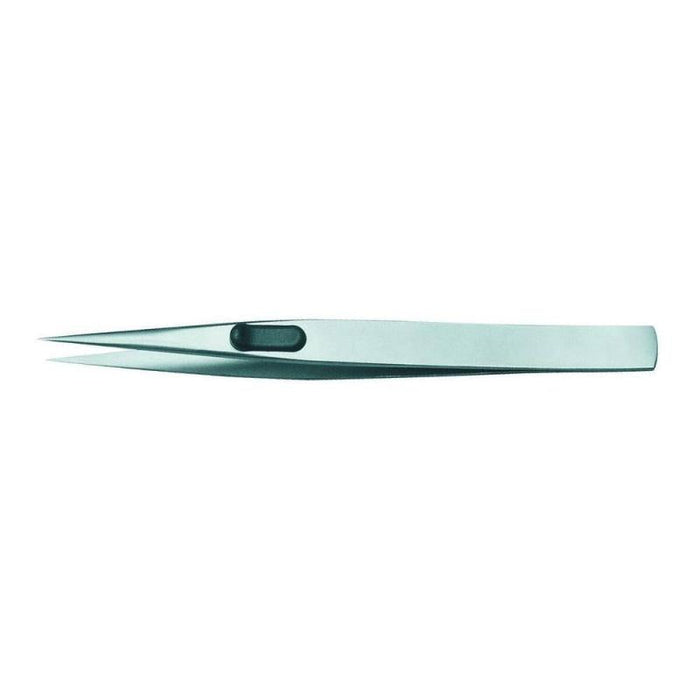 Gedore 1881655 Precision tweezers, flat, satin non-glare finish