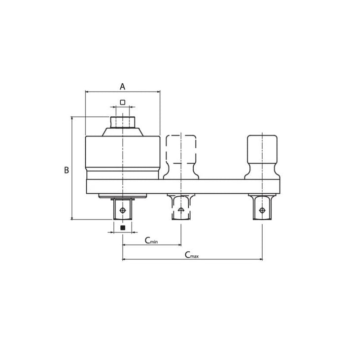 Gedore 2653249 Torque Multiplier DREMOPLUS ALU 2000 Nm