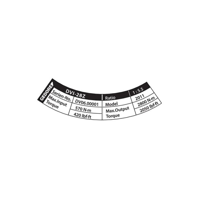 Gedore 2653273 Torque Multiplier DREMOPLUS ALU 2800 Nm