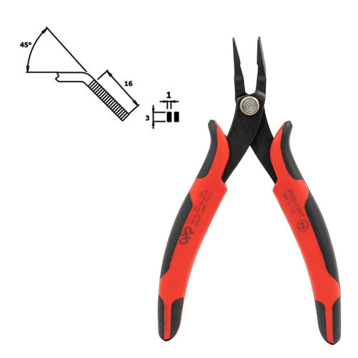 CHP PNB-2007 Long Flat Nose Angled Pliers