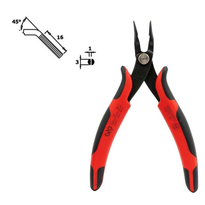 CHP PNB-2017 Long Flat Nose Angled Pliers