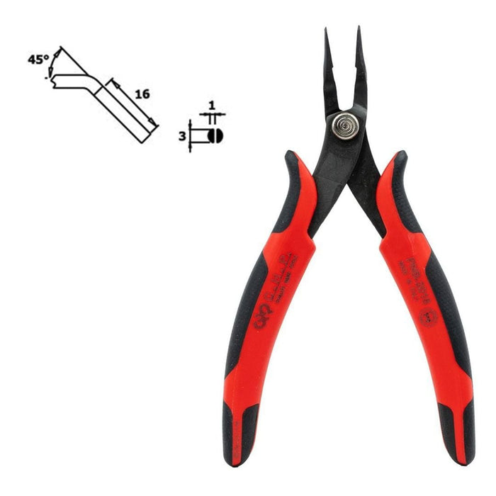 CHP PNB-2018 Long Flat Nose Angled Pliers