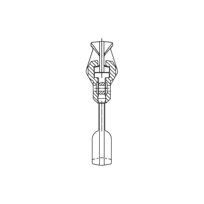 Gedore 1499386 Quick-release pulling leg 200 mm