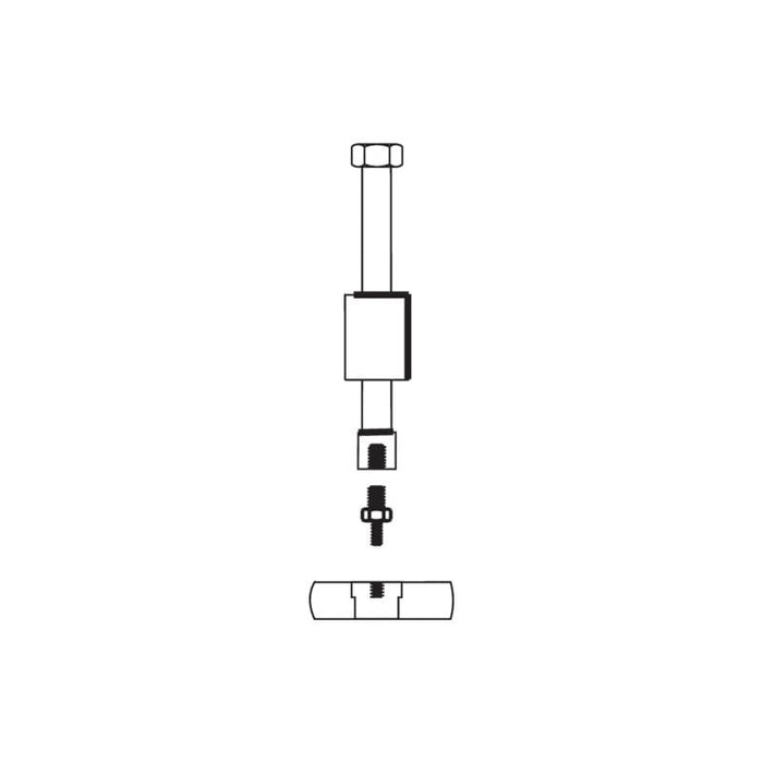 Gedore 1120727 Thread Insert For 1-Hole Uses, M10