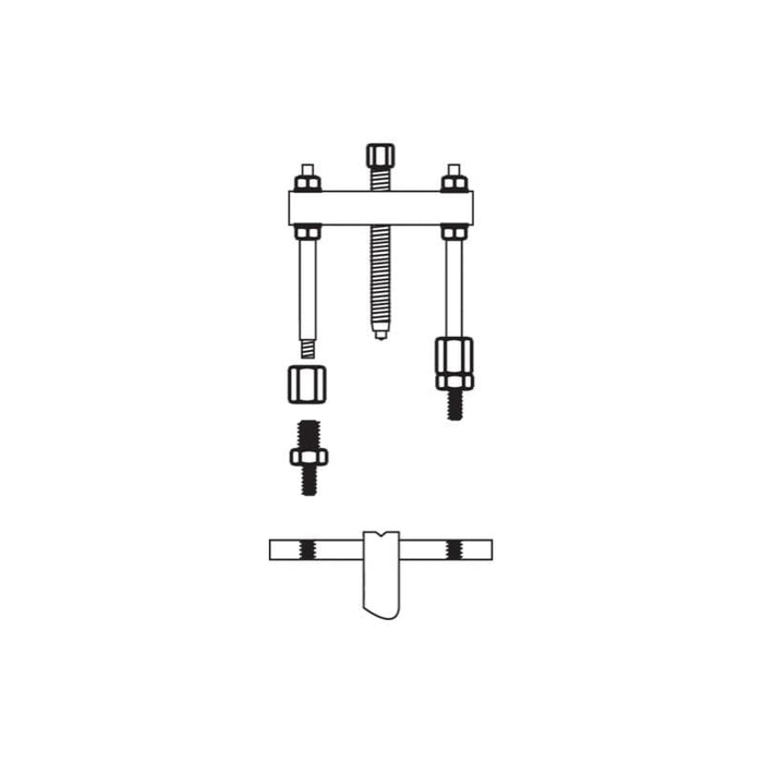 Gedore 1120735 Thread Insert for 1-Hole And 2-Hole Uses, 2 Each, M10