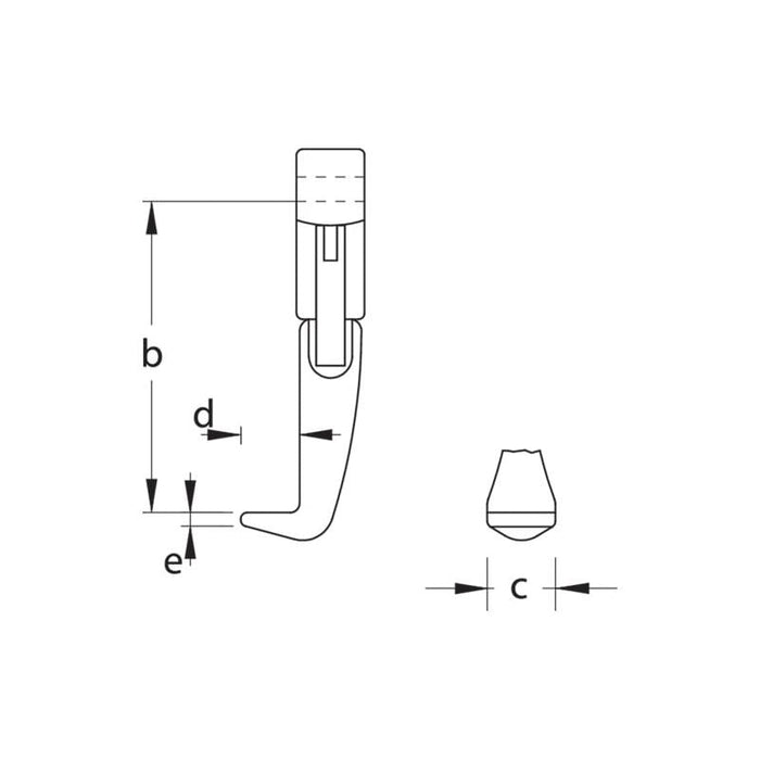 Gedore 1499351 Quick-release pulling leg 100 mm