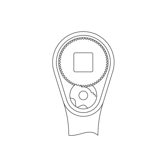Gedore 1436686 Reversible ratchet 1/2 Inch 270 mm