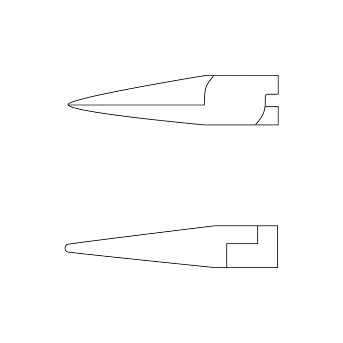 Gedore 1743562 Needle nose electronic pliers