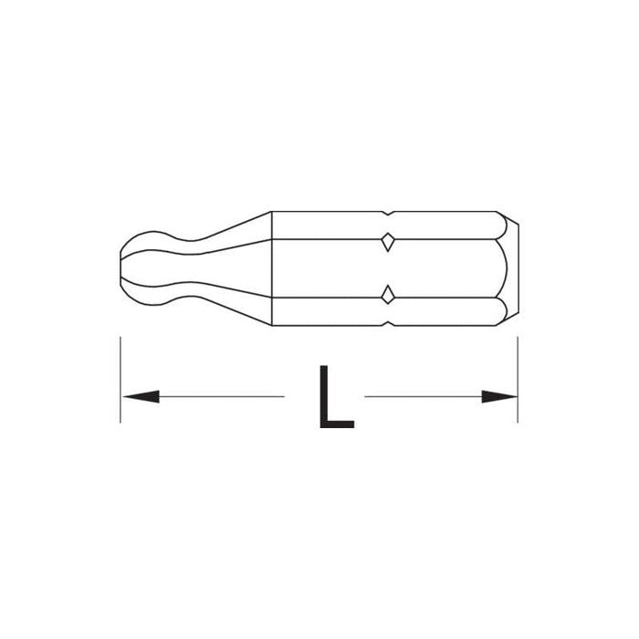 Gedore 6568600 Screwdriver Bit 5/16 inch 10 mm