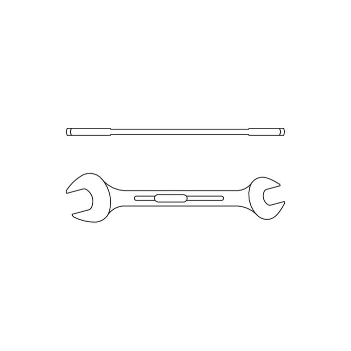 Gedore 6066340 Double Open Ended Spanner 16x18 mm