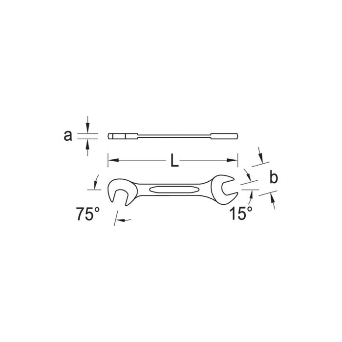 Gedore 6094980 Double Ended Midget Spanner 11 mm