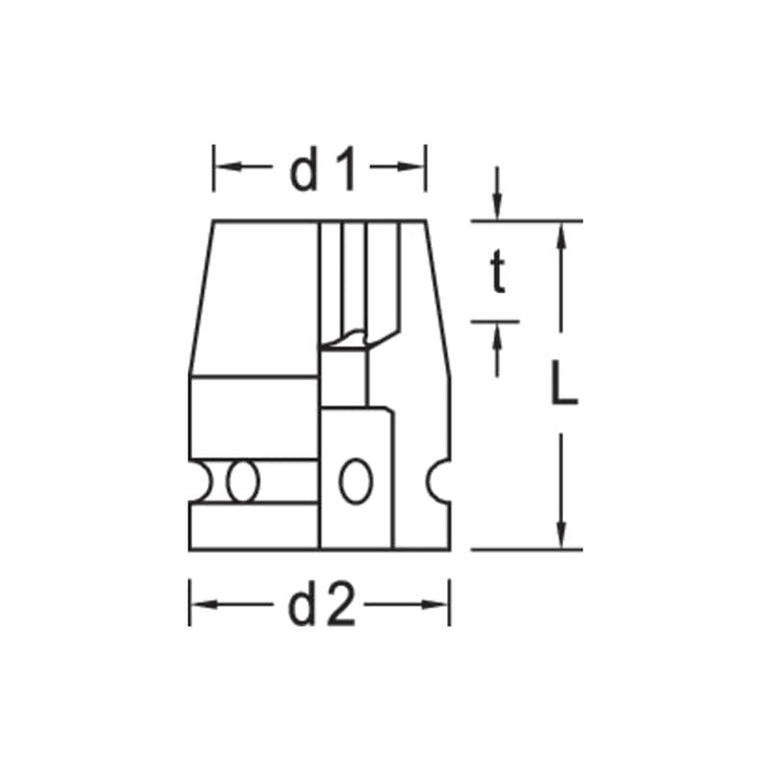Gedore 6223380 Impact socket 1/2 Inch TORX E12