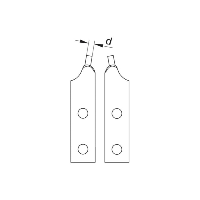 Gedore 6703830 Circlip Pliers For Internal Retaining Rings, 252-400 mm