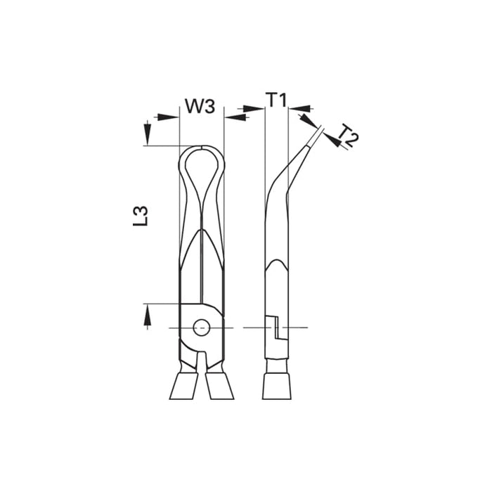 Gedore 6723350 Mechanics Pliers, Without Wire Cutter