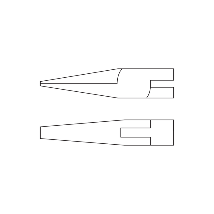 Gedore 6726370 Flat nose electronic pliers