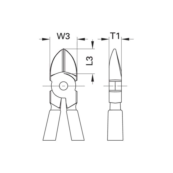 Gedore 6742300 Side Cutter 125 mm