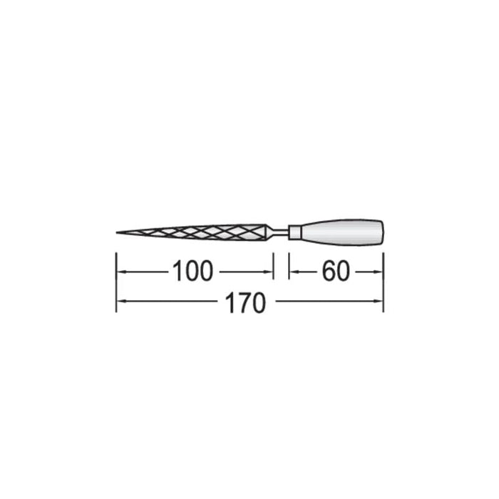 Gedore 6771910 Key File Set, 6 Pieces