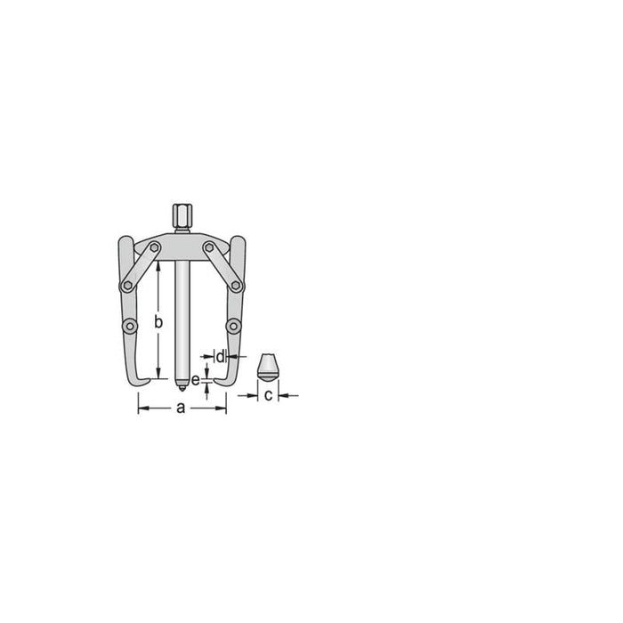 Gedore 8005030 Puller 2-Arm Pattern 130x140 mm
